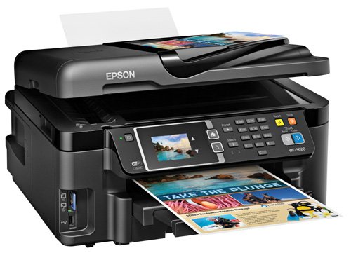 Epson WorkForce WF-3620 WiFi Direct All-in-One Color Inkjet Printer, Copier, Scanner, Amazon Dash Replenishment Ready