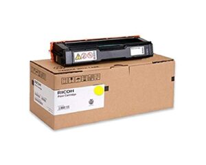 ricoh 407542 sp250 toner cartridge - yellow - 1 pack in retail packing