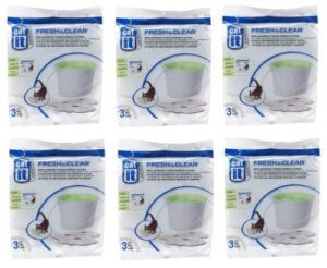 catit replacement 3 pack carbon & foam cartridge for fresh & clear water fountain (6-pack)