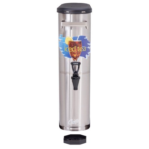 Wilbur Curtis Iced Tea Dispenser 3.5 Gallon Narrow Tea Dispenser, 22”H - Designed to Preserve Flavor - TCN (Each)