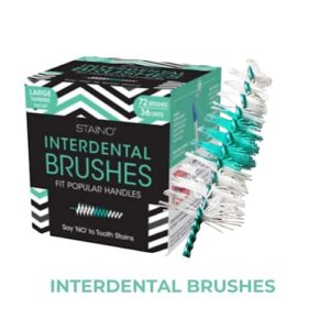 Staino Interdental Refill Brushes - Tapered Mini Brush (Large) 36/Box