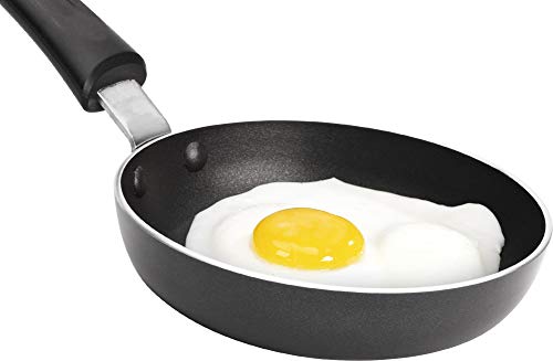 GoodCook Everyday Nonstick Aluminum 4.6" Mini Frying Pan, Black