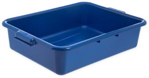 cfs n4401014 comfort curve™ ergonomic wash basin tote box, 5" deep, blue