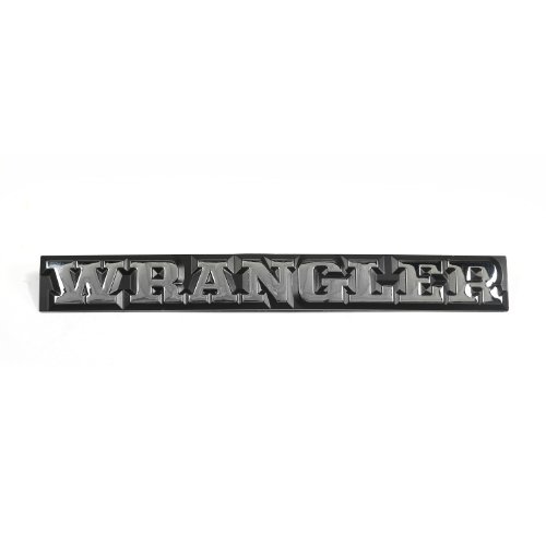 Omix-ADA DMC-55010768 Wrangler Emblem , Black