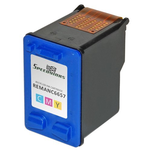 SPEEDYINKS Remanufactured Ink Cartridge Replacement for HP 57 /C6657AN (Tri-Color, 2-Pack)