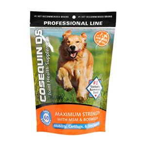 cosequin ds plus msm professional line for dogs, 60 soft chews