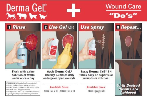 Veterinus Derma GeL® Tube 100mL - 3.4 fl.oz. x 5 Tubes (PRO-Pack $25 Saving)