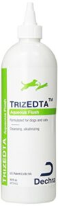 dechra trizedta aqueous flush pet ear care supplies, 16-ounce
