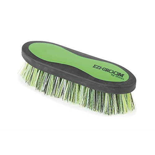 EZI-GROOM GRIP DANDY BRUSH - LARGE (Lime)