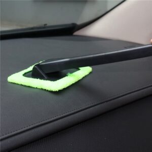 Ultra Clean Windshield and Screen Cleaner, Microfiber Car Window Cleaning Tool, Super Absorbent, Easy to Clean, Washable, and Dryer Safe, Reusable Cloth Pad for Auto Interior and Exterior Glass