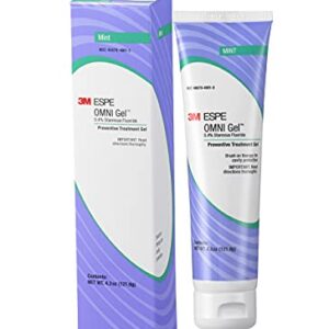 3M Oral Care ESPE 12106M OMNI Gel 0.4% Stannous Fluoride Brush On Gel Refill, Mint Flavor