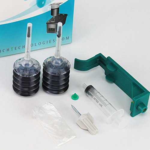 BCH Ink Refill Kit Compatible to HP 15, 40, 45 Black Cartridge Deskjet Printer H1045B