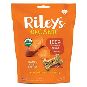rileys organics organic dog treats, 5 oz