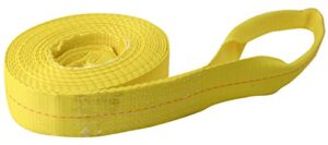 erickson 59702 3" x 15' tow strap with loops - 9000 lb. breaking strength