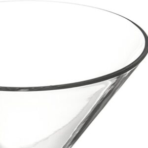 Carlisle FoodService Products 564607 Alibi Shatter-Resistant Plastic Martini Glass, 9 oz., 6.63" Height, 2.88" width, 2.88" Length, Polycarbonate (Pc), Clear