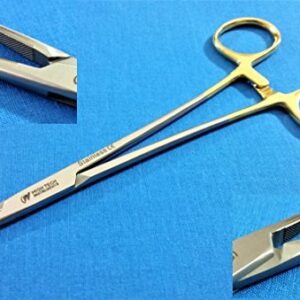 T/C PREMIUM O.R GRADE MAYO HEGAR NEEDLE HOLDER 6" SERRATED WITH TUNGSTEN CARBIDE INSERTS ( HTI BRAND)