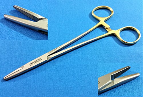 T/C PREMIUM O.R GRADE MAYO HEGAR NEEDLE HOLDER 6" SERRATED WITH TUNGSTEN CARBIDE INSERTS ( HTI BRAND)