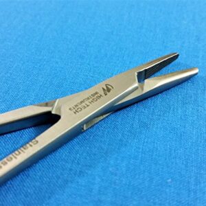 T/C PREMIUM O.R GRADE MAYO HEGAR NEEDLE HOLDER 6" SERRATED WITH TUNGSTEN CARBIDE INSERTS ( HTI BRAND)