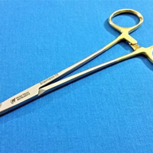 T/C PREMIUM O.R GRADE MAYO HEGAR NEEDLE HOLDER 6" SERRATED WITH TUNGSTEN CARBIDE INSERTS ( HTI BRAND)