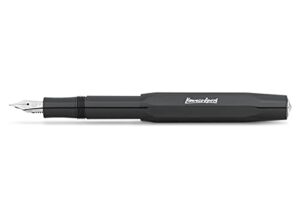 カヴェコ(kaweco) caveco ssfp-bk fountain pen, m, medium point, skyline sports, black, genuine product size: 4.1 x 0.6 inches (106 x 14 mm), cartridge fountain pen, 0.4 oz (10 g)