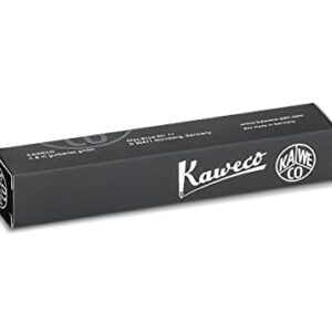 カヴェコ(Kaweco) Caveco SSFP-BK Fountain Pen, M, Medium Point, Skyline Sports, Black, Genuine Product Size: 4.1 x 0.6 inches (106 x 14 mm), Cartridge Fountain Pen, 0.4 oz (10 g)