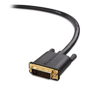 Cable Matters CL3 in-Wall Rated Full HD HDMI to DVI Cable 6 ft (DVI to HDMI Cable, Bi-Directional HDMI to DVI-D Dual Link Cord)