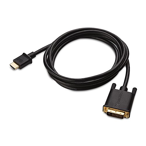 Cable Matters CL3 in-Wall Rated Full HD HDMI to DVI Cable 6 ft (DVI to HDMI Cable, Bi-Directional HDMI to DVI-D Dual Link Cord)