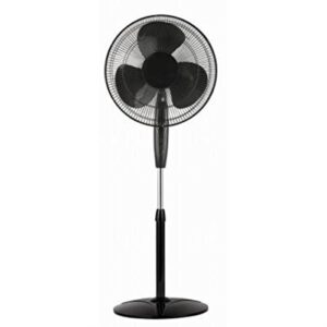 optimus fnop1872 black fan 18" oscillating stand remote