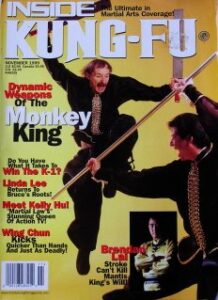 november 1999 inside kung fu magazine paulie zink cover