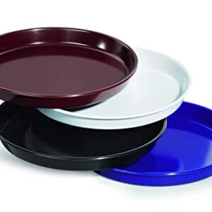 G.E.T. ST-13-1-CB Round Beer Serving Tray, 13", Cobalt Blue (Set of 12)