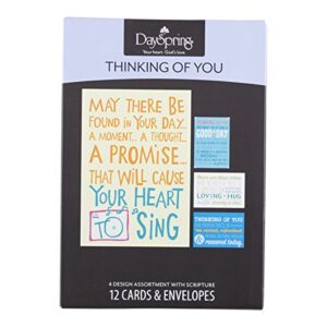 DaySpring Thinking of You - Inspirational Boxed Cards - Phrases - 53685