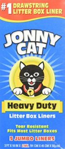 jonny cat cat litter box liners 5 / box (3 pack)