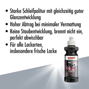 SONAX PROFILINE Cutmax (1 Litre) - High Effective Abrasive Polish for Weathered and Scratched Paintwork. Silicone-free | Item No. 02463000