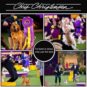 Chris Christensen Big K Dog Slicker Brush for Dogs (Goldendoodles, Labradoodles, Poodles), Groom Like a Professional, Fluff Detangle Style, Saves Time Energy, Black, Large