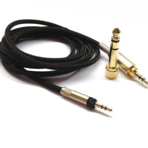 NewFantasia Replacement Audio Upgrade Cable for Sennheiser HD598 / HD558 / HD518 / HD598 Cs / HD599 / HD569 / HD579 Headphones 1.2m/4feet