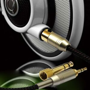 NewFantasia Replacement Audio Upgrade Cable Compatible with AKG K240, K240S, K240MK II, Q701, K702, K141, K171, K181, K271s, K271 MKII, M220, Pioneer HDJ-2000 Headphones 1.2meters/4feet