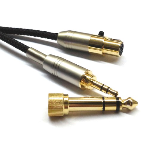 NewFantasia Replacement Audio Upgrade Cable Compatible with AKG K240, K240S, K240MK II, Q701, K702, K141, K171, K181, K271s, K271 MKII, M220, Pioneer HDJ-2000 Headphones 1.2meters/4feet