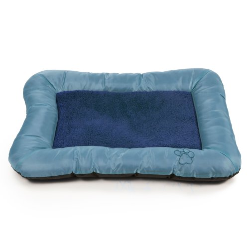 PETMAKER Plush Cozy Pet Crate/Pet Bed, X-Large, Blue