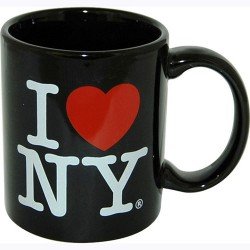 i love ny black 11oz. mug