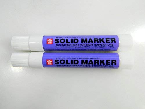 Two (2) Sakura Solid Paint Marker White