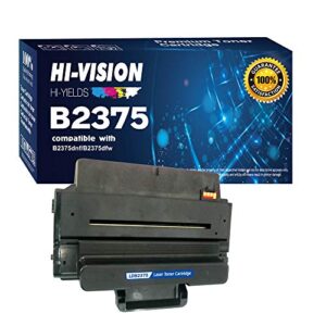hi-vision hi-yields compatible b2375 593-bbbj 8pth4 (1 pack) black [10,000 pages] toner cartridge replacement for b2375dnf b2375dfw multifunction printers