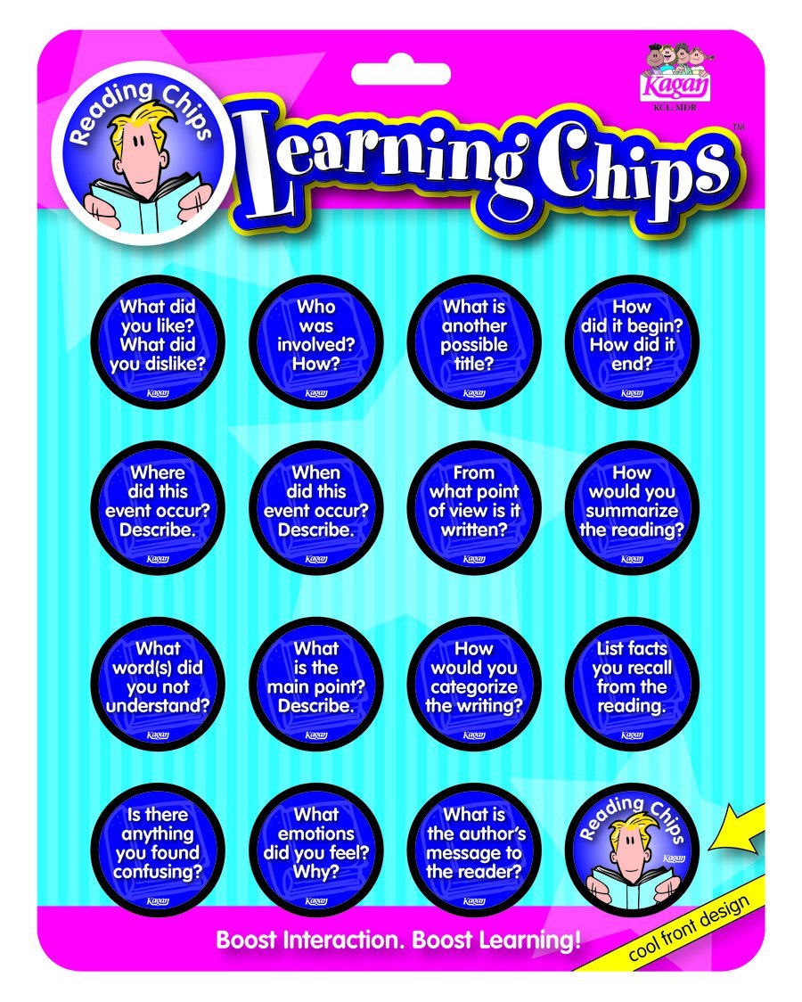 Kagan Cooperative Learning Chips: Reading Comprehension (MDR)