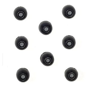 8 pack - small shure eabkf1-10s (pa910s) replacement black foam ear tips sleeves fit shure se215 se315 se425 se535 se846 se112 se115 se210 se530 e3c e4c e5c and westone in-ear headphones earphones