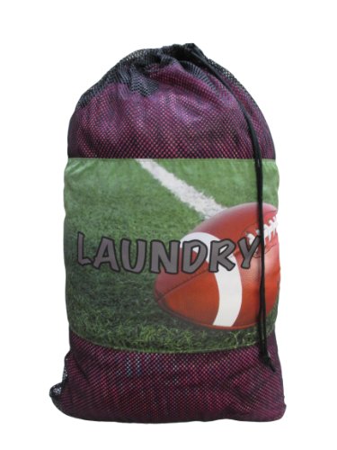 Gilbins Mesh Laundry Bag Football