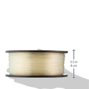 Monoprice 111551 PLA 3D Printer Filament - Crystal - 1kg Spool, 1.75mm Thick | | For All PLA Compatible Printers