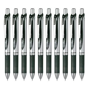 pentel bln73-a energel ink ballpoint pen, 0.3, black, 10 pieces