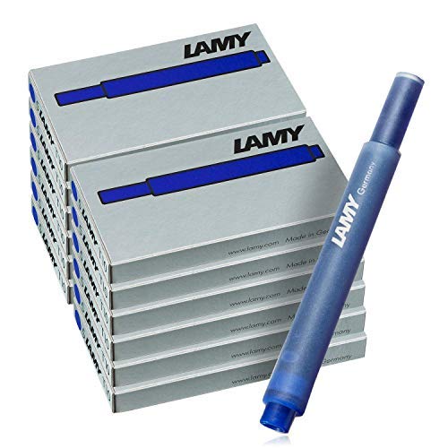 LAMY T10 Ink Cartridges Blue Pack of 10