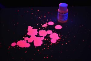 directglow 1 ounce invisible red uv blacklight bottled ink for hand stamping security admissions secret messages glow party