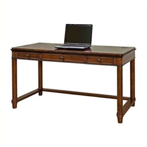 martin furniture kensington laptop writing desk, brown
