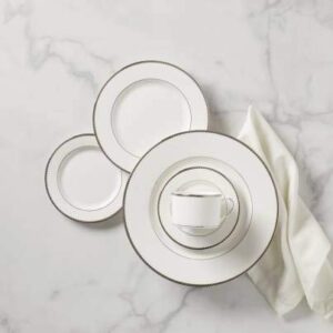 Kate Spade Sugar Pointe 5-Piece Place Setting, 4.40 LB, White